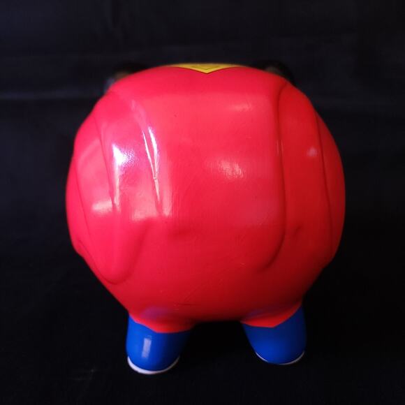 DC Comics FAB Starpoint Ceramic Superman Coin Money Pig Piggy Bank w/ Stopper - Picture 3 of 12